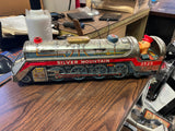 Vtg Silver Mountain Express Battery-Operated Train 3525 Made in Japan Tin Toy