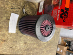 36mm K&N Air Cleaner RU-1770 Yamaha Motorcycle 1 7/16 flange Straight 7" tall 3