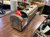 Vtg Silver Mountain Express Battery-Operated Train 3525 Made in Japan Tin Toy
