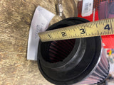 36mm K&N Air Cleaner RU-1770 Yamaha Motorcycle 1 7/16 flange Straight 7" tall 3