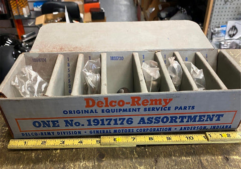 Vtg 1950's Delco Remy Auto Parts Display Sign Advertising Oil Gas Service statio