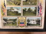 Antique Original WW1 Military The Soldier's Record Discharge Paper Framed