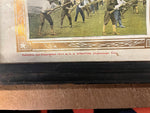 Antique Original WW1 Military The Soldier's Record Discharge Paper Framed