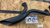 Ground Pounder 2 into 1 Exhaust Header 84-17 Softail Dyna Touring Twisted Choppe