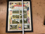 Antique Original WW1 Military The Soldier's Record Discharge Paper Framed