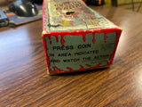 Vtg Yone 1960s Made In Japan Wind Up Coffin Coin Bank Toy Halloween Orig Box!