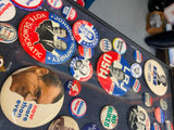 Vtg Election Pin collection 1911 Woodrow Wilson Kefauver Coolidge Landon Dewey