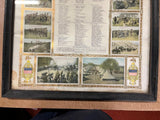 Antique Original WW1 Military Roll Of Honor Headquarters Company 323rd F.A.