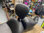 Mustang Solo Seat Pad Drivers Backrest Lowdown Harley Touring FLH Glide 2008^