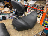 Mustang Solo Seat Pad Drivers Backrest Lowdown Harley Touring FLH Glide 2008^