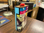 Vintage 1967 Made in USA Amway Plastic & Leather Cleaner Tin Can 1/4 Full