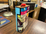 Vintage 1967 Made in USA Amway Plastic & Leather Cleaner Tin Can 1/4 Full
