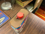 Vintage 1967 Made in USA Amway Plastic & Leather Cleaner Tin Can 1/4 Full