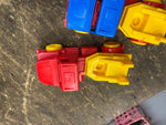 Vtg HP Plast Toy Tow Trucks Hobro Lot Plastic Dantoy Denmark Wrecker Minty!