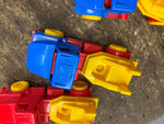 Vtg HP Plast Toy Tow Trucks Hobro Lot Plastic Dantoy Denmark Wrecker Minty!