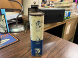 Vintage 1960s Made in USA Pol-Mer-Ik Linseed Oil Full Pint Tin Can