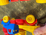 Vtg HP Plast Toy Tow Trucks Hobro Lot Plastic Dantoy Denmark Wrecker Minty!