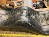 Old Skool Vtg Rigid Seat Panhead Ironhead sportster chopper King Queen Camel Bac