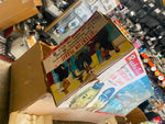 Rare Vtg Rosko Toy American Airlines Tin Toy Airplane Box Viscount Battery Japan