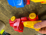 Vtg HP Plast Toy Tow Trucks Hobro Lot Plastic Dantoy Denmark Wrecker Minty!