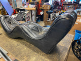 Old Skool Vtg Rigid Seat Panhead Ironhead sportster chopper King Queen Camel Bac