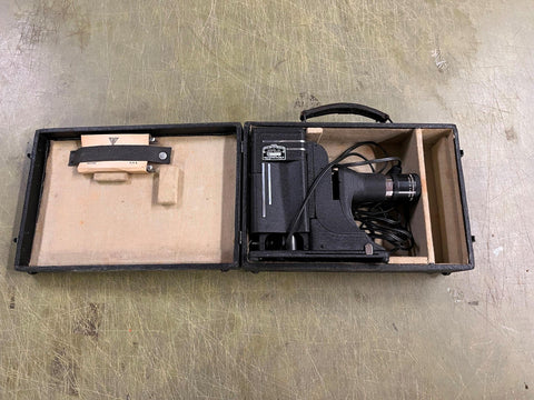 Vintage 1940s Made In USA SVE Miniature Projector Model AK In Orig Case Works