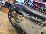 Old Skool Vtg Rigid Seat Panhead Ironhead sportster chopper King Queen Camel Bac