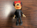 Vintage 1960s Lot Of 2 Walt Disney Mickey & Minnie Mouse 8" Figures