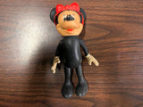 Vintage 1960s Lot Of 2 Walt Disney Mickey & Minnie Mouse 8" Figures