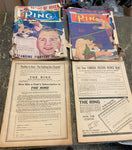 Vtg 1940's Boxing Magazine Lot The Ring Zale Grazanio Gus Lesnavich Willie Pep!
