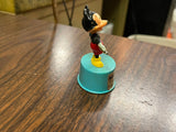 Vtg Mickey Mouse Figurine Push Button Mini Puppet Kohner Bros Disney Toy 3"