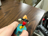 Vtg Mickey Mouse Figurine Push Button Mini Puppet Kohner Bros Disney Toy 3"