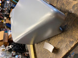 Barracuda Silver Right Stretched Saddlebag OEM Harley Touring FLTR Road Glide 20