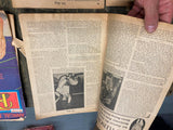 Vtg 1940's Boxing Magazine Lot The Ring Zale Grazanio Gus Lesnavich Willie Pep!