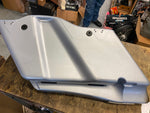 Barracuda Silver Right Stretched Saddlebag OEM Harley Touring FLTR Road Glide 20