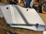 Barracuda Silver Right Stretched Saddlebag OEM Harley Touring FLTR Road Glide 20