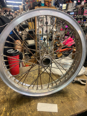 18” Spool Wheel 40 Spoke Flat Track Harley Xr750 Front Rim Aluminum Chopper -60
