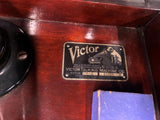 Vtg Victor Talking Machine Victrola Phonograph Antique Cabinet Pgh Record player