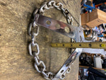 VTG 1970s Original Chrome Chain Steering Wheel Lowrider Hot Rod Auto Truck 3 Bla