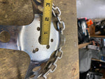 VTG 1970s Original Chrome Chain Steering Wheel Lowrider Hot Rod Auto Truck 3 Bla