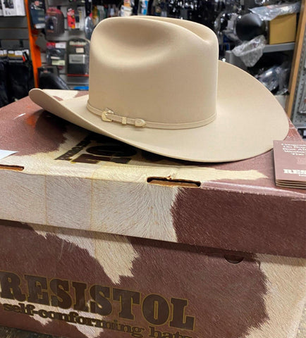 Resistol Cowboy Hat - Size 6 7/8 Brim size 4 - RF06091740 - Turner -Buckskin