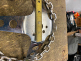 VTG 1970s Original Chrome Chain Steering Wheel Lowrider Hot Rod Auto Truck 3 Bla