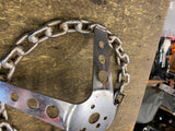 VTG 1970s Original Chrome Chain Steering Wheel Lowrider Hot Rod Auto Truck 3 Bla