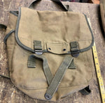 Vtg Army Backpack WW2 Vietnam U.S Military Canvas Bag Musette Field Gear
