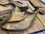Vtg Army Backpack WW2 Vietnam U.S Military Canvas Bag Musette Field Gear