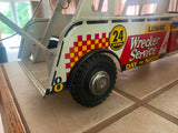 Lumar Marx Tin Toy Truck Pressed Steel 50's Wrecker Tow Truck 16 Orig Box Minty!