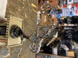 Vtg Motorcycle Sikx Gun Chopper Trophy Award Harley Honda Custom Man Cave metric