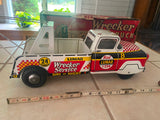 Lumar Marx Tin Toy Truck Pressed Steel 50's Wrecker Tow Truck 16 Orig Box Minty!
