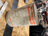 Harley Premium motorcycle oil Can Tin Metal Full AMF 1970's Vtg Collectible