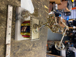 Vtg Motorcycle Sikx Gun Chopper Trophy Award Harley Honda Custom Man Cave metric